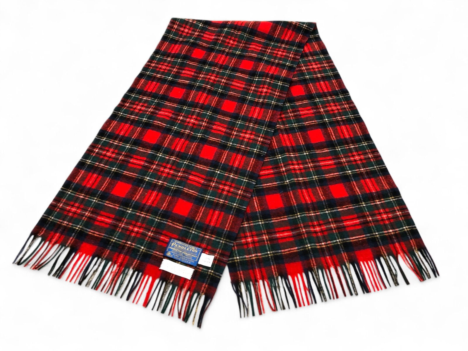 Vtg Pendleton 100% Virgin Wool Prince Charles Edward Stewart Tartan Scarf (1 of 4)