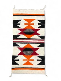 Vtg Navajo Hand Woven Gallup Throw