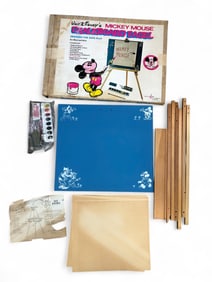 RARE Vtg Walt Disney’s Mickey Mouse Chalkboard Easel