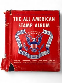 The All American Stamp Album By Minkus