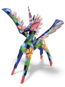 Carlos Gutierrez Jimenez Hand-Painted Alebrije