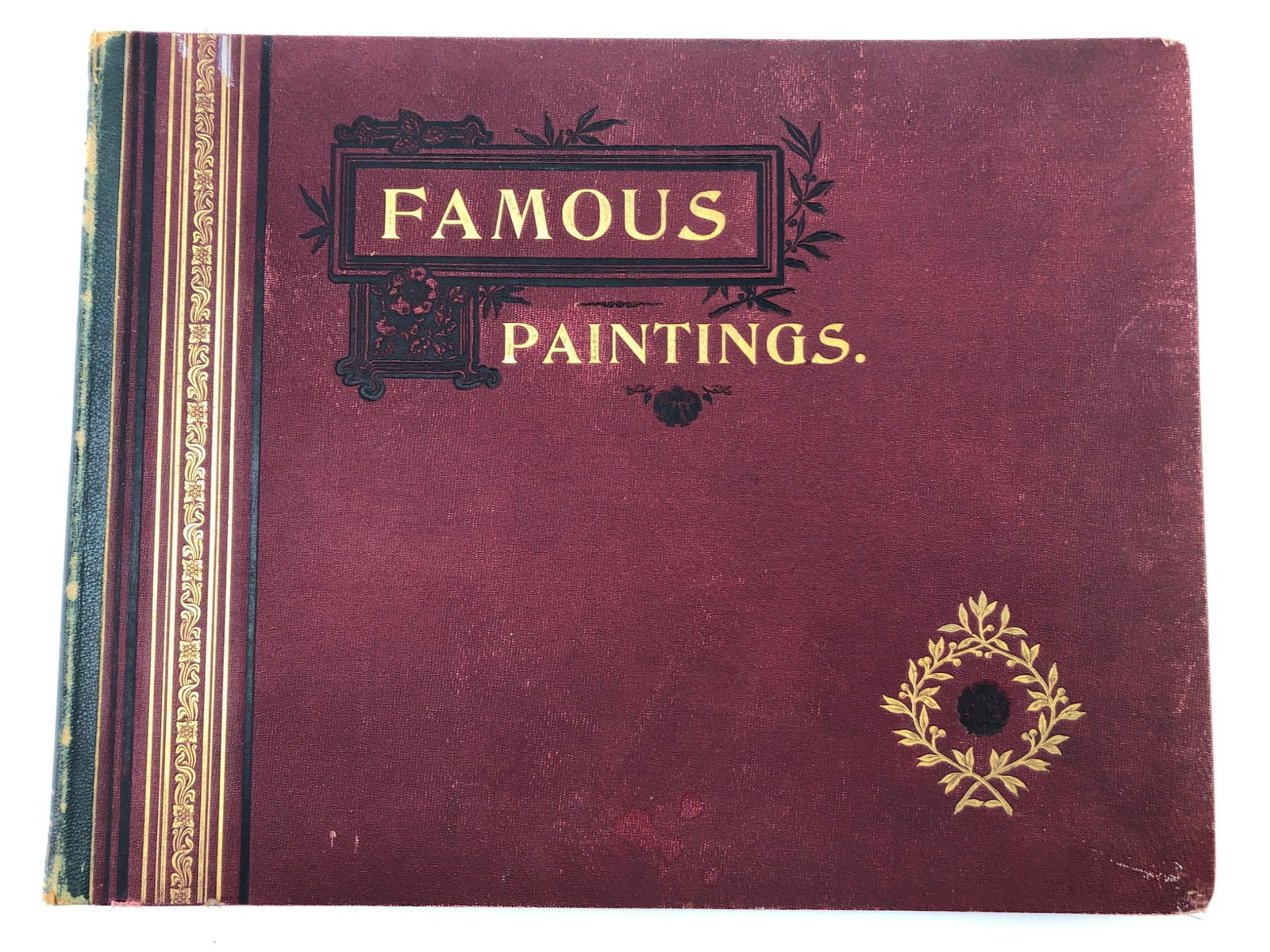 Rare 1894 Famous Paintings Hard Cover (1 of 16)