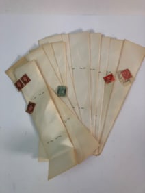 Vintage Collection Of Worldwide Postage Stamps