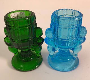 McKee Peek-A-Boo Cherubs Toothpick Holders