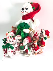 Annalee Christmas Mice Figures