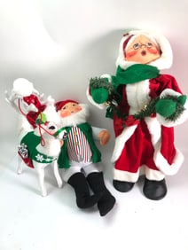 Annalee Mrs Claus, Elf & Reindeer Figures