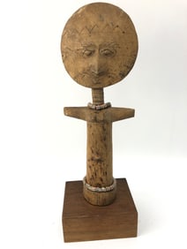 15? Ashanti Fertility Doll In Wood