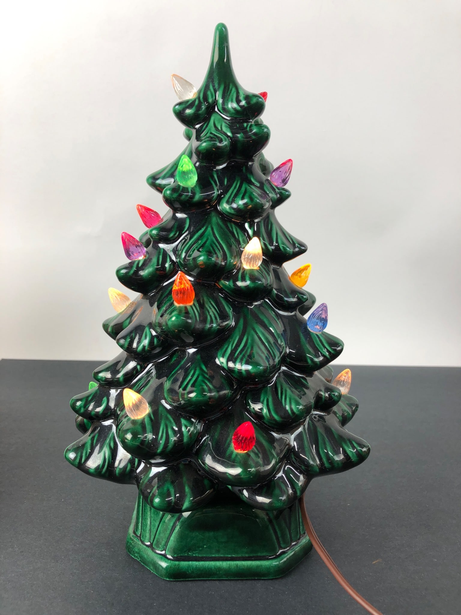 11? Vintage Holland Mold Christmas Tree W/Lights (1 of 9)
