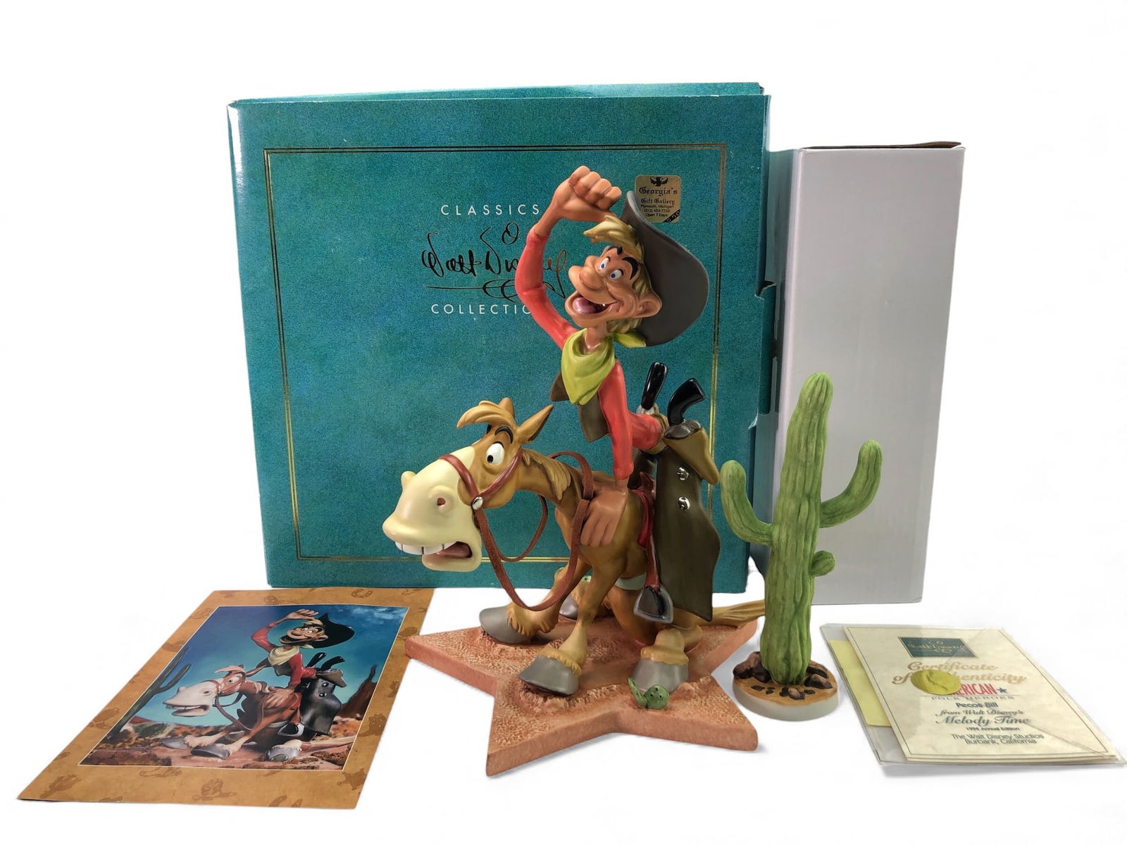 Walt Disney Pecos Bill & Widowmaker Figurine (1 of 15)