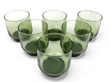 Rare MCM Green Libbey Tawny Accent Glasses
