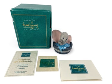 Walt Disney Dumbo Sculpture With COA