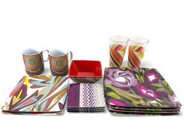 16pc Missoni For Target Dishware Set