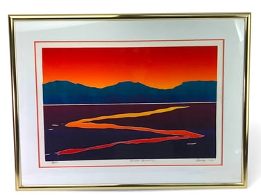Ouray Meyers Sunset Serenity Serigraph