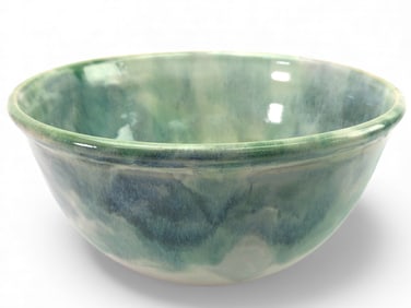 Pam Pulley Ceramic Bowl 9 In. Diameter