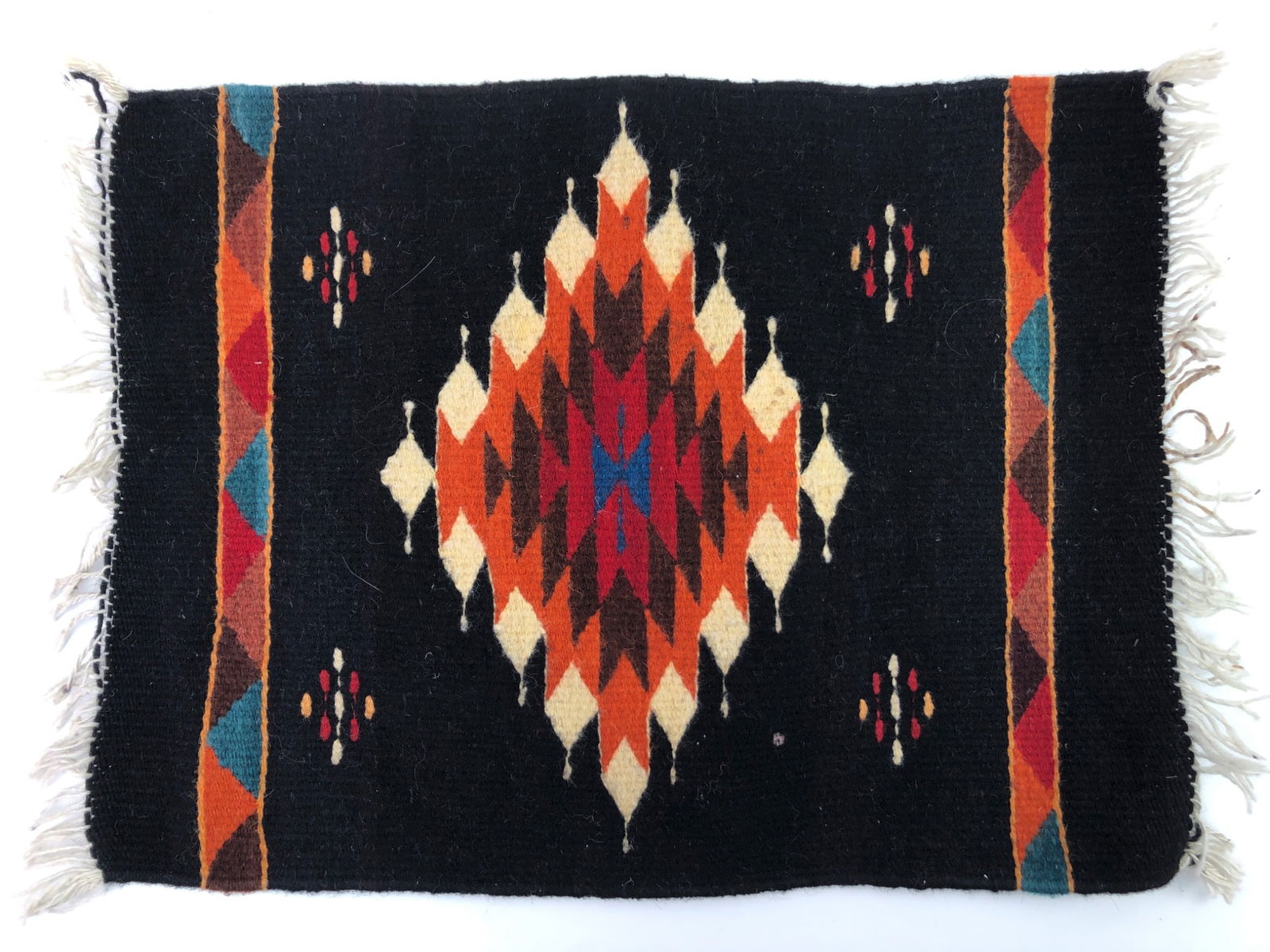 Hand-Woven Wool Flatweave Kilim Mat (1 of 5)