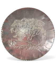 Arthur Armour Hammered Aluminum Plate