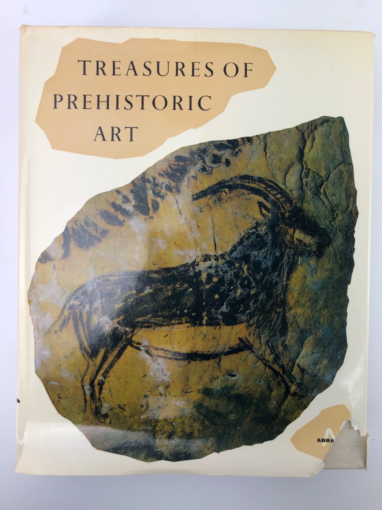 Treasures Of Prehistoric Art Hardcover 1967: 1967 first edition hardcover with dust jacket, titled 'Treasures of Prehistoric Art' by Andre Leroi-Gourhan. Published by Harry N. Abrams, Inc. Features extensive color plates & black-and-white illust