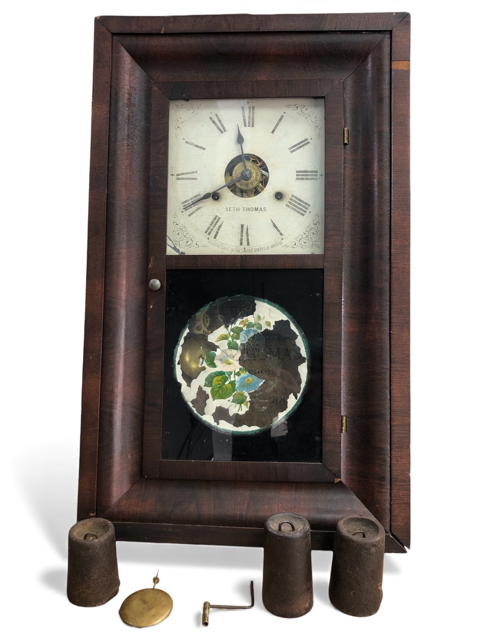Antique Seth Thomas Ogee Wall Clock (1 of 13)