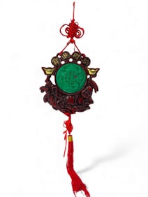 Chinese Knot With Jade-Style & Lucky Symbols