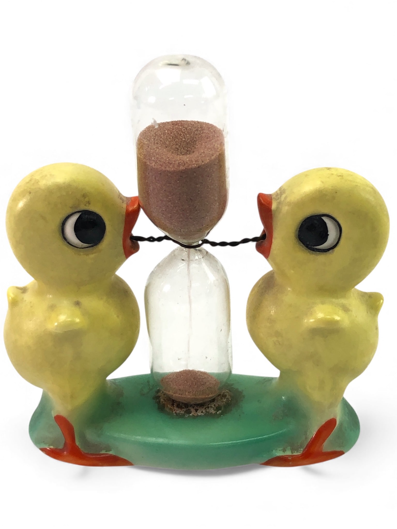 Rare Goebel Double Chick Glass Egg Timer (1 of 5)