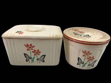 Universal Cambridge Pottery Circus Floral Mini Casserole Dishes