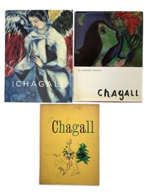 Marc Chagall 3-Book Lot Hardcover & Paperbacks