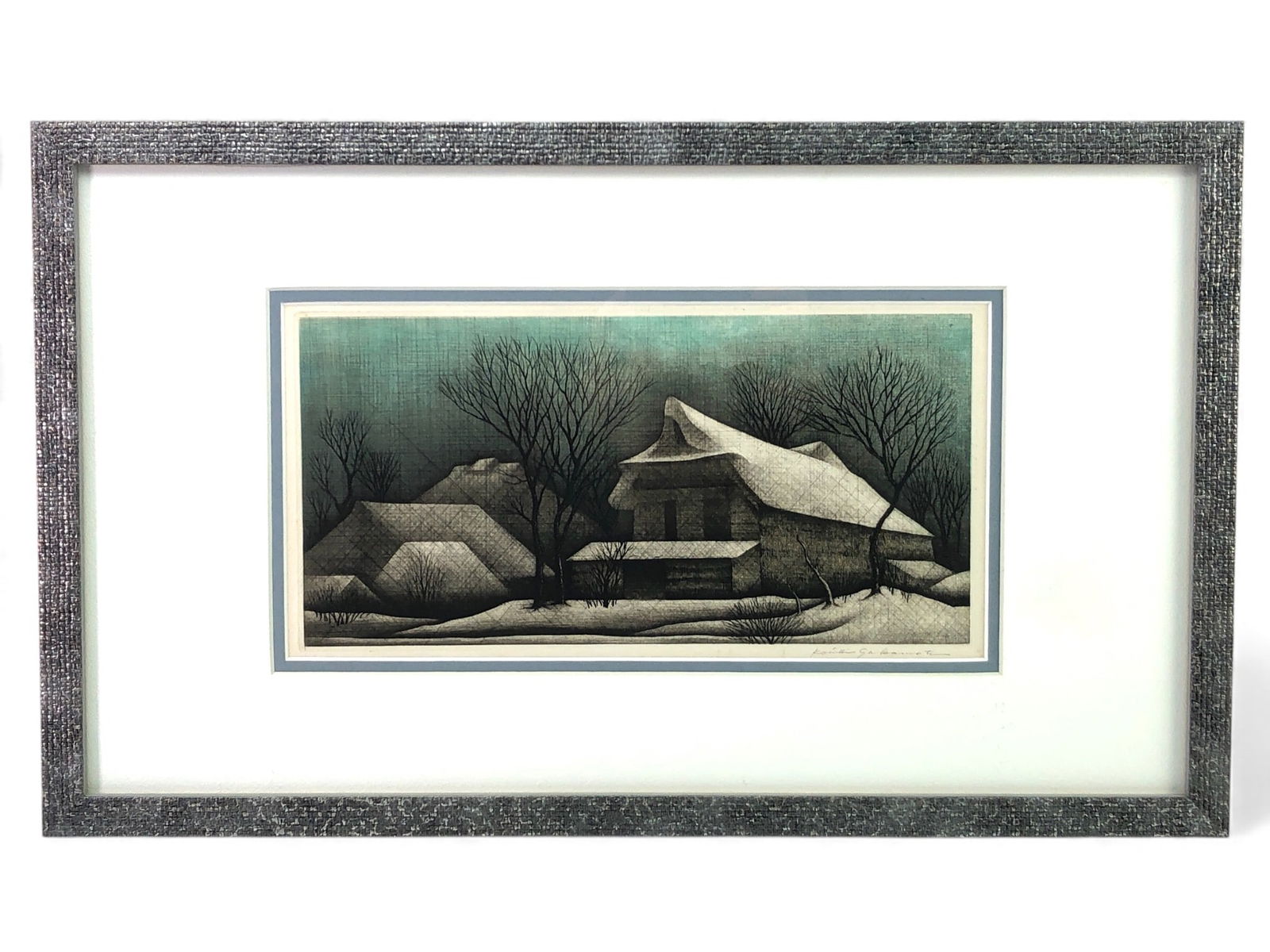 Koichi Sakamoto Pencil Signed Etching In Frame (1 of 6)