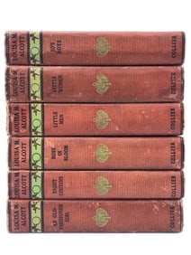 Rare Louisa May Alcott 6 Volume Book Set