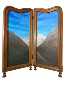 Maggie Citrin Acrylic Two-Panel Folding Screen