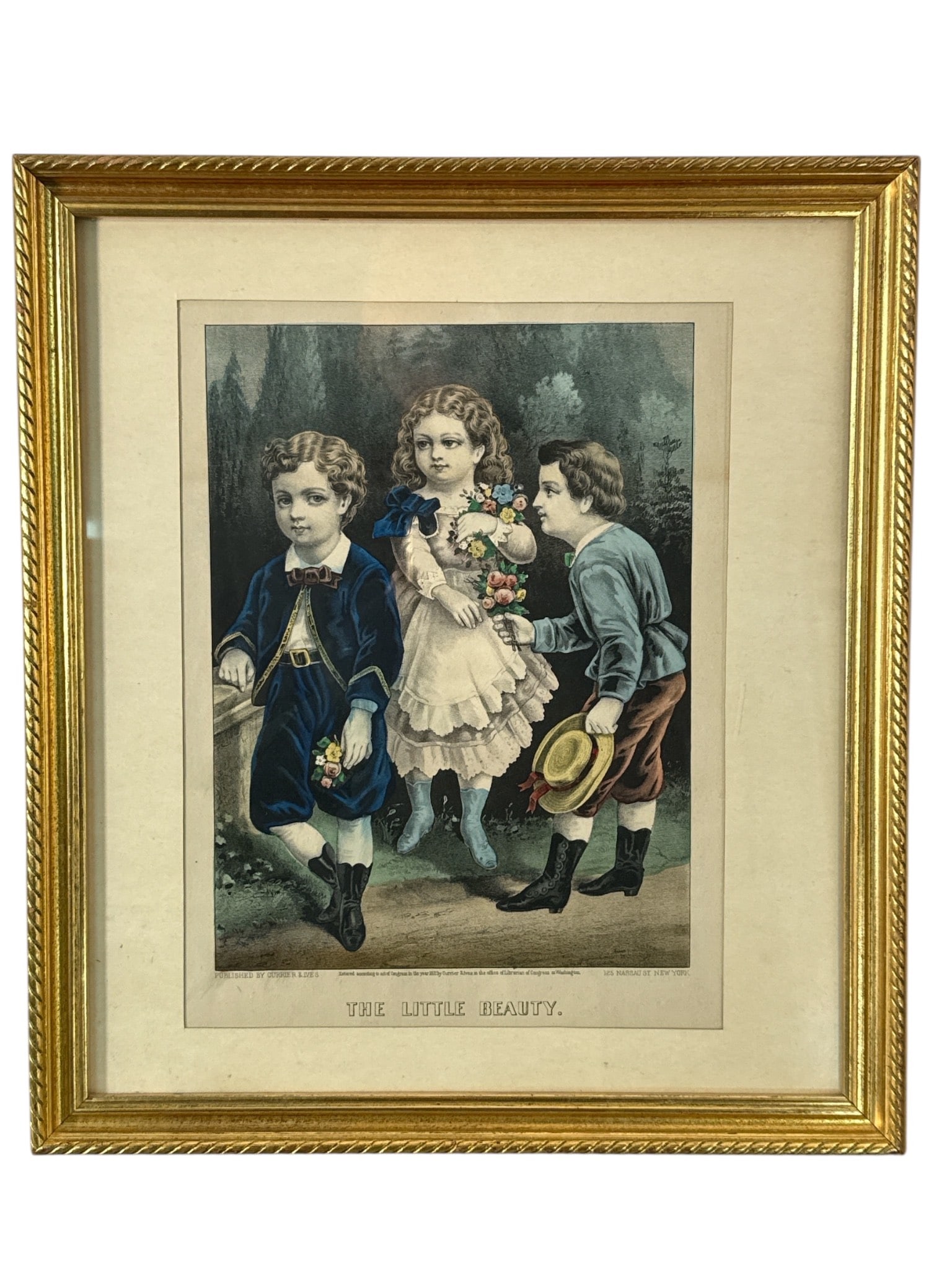 Currier & Ives Lithograph ‘The Little Beauty’ (1 of 6)