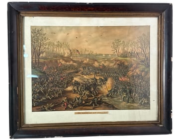 Kurz & Allison Battle Of Shiloh Litho Print