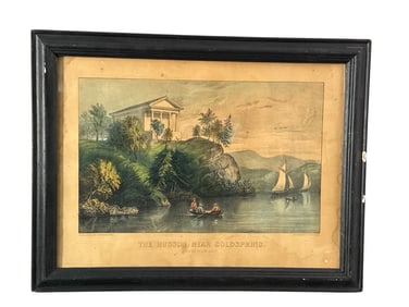 Currier & Ives The Hudson Near Coldspring