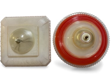 Vtg Lighting Specialties L.A. Clip-On Shades