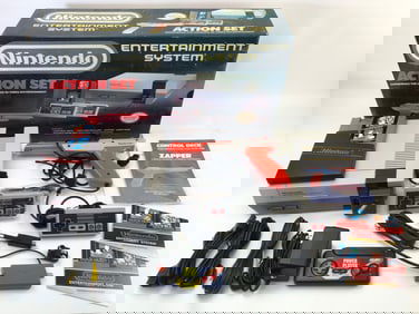 Nintendo NES Console Action Set With Accessories