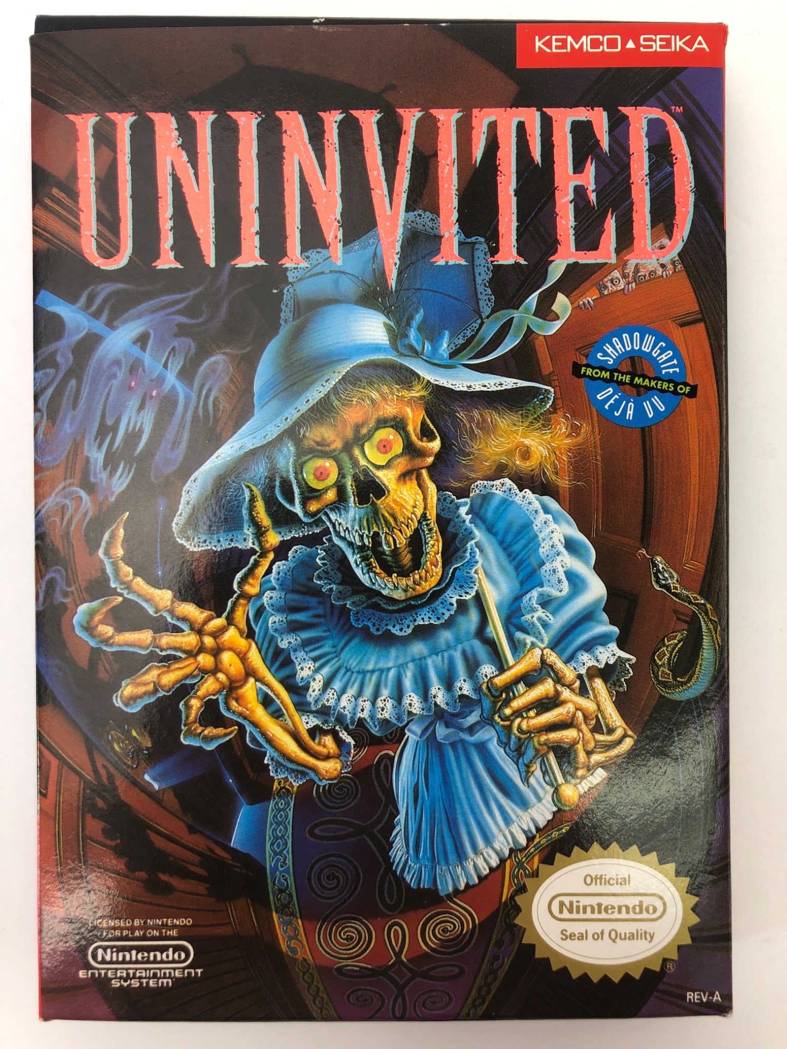 Uninvited Nintendo NES Game W/ Hint Book (1 of 10)