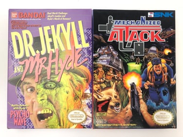 Dr. Jekyll & Mr. Hyde & Mechanized Attack NES Games