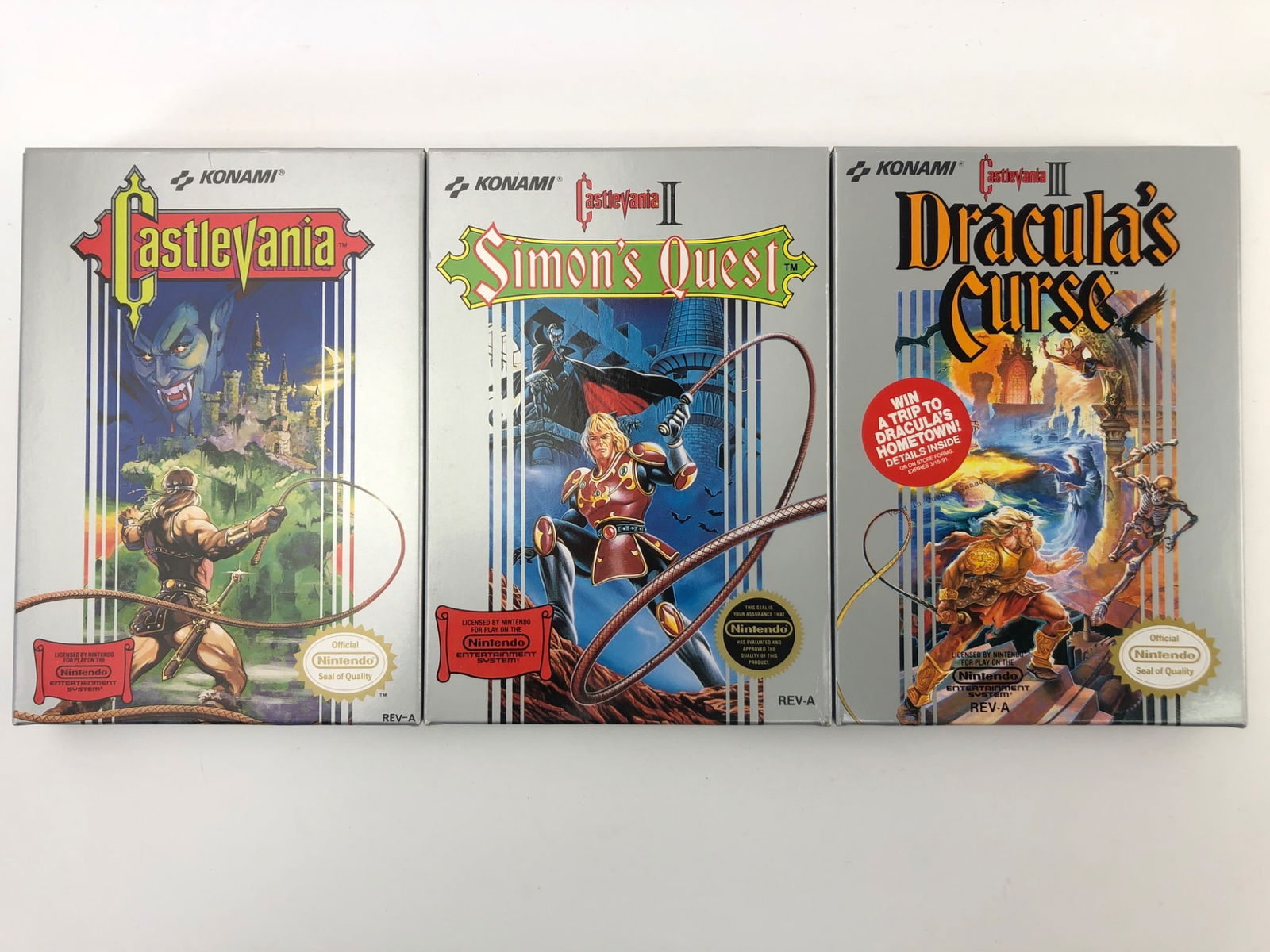 Castlevania NES Game Trilogy By Konami (1 of 15)