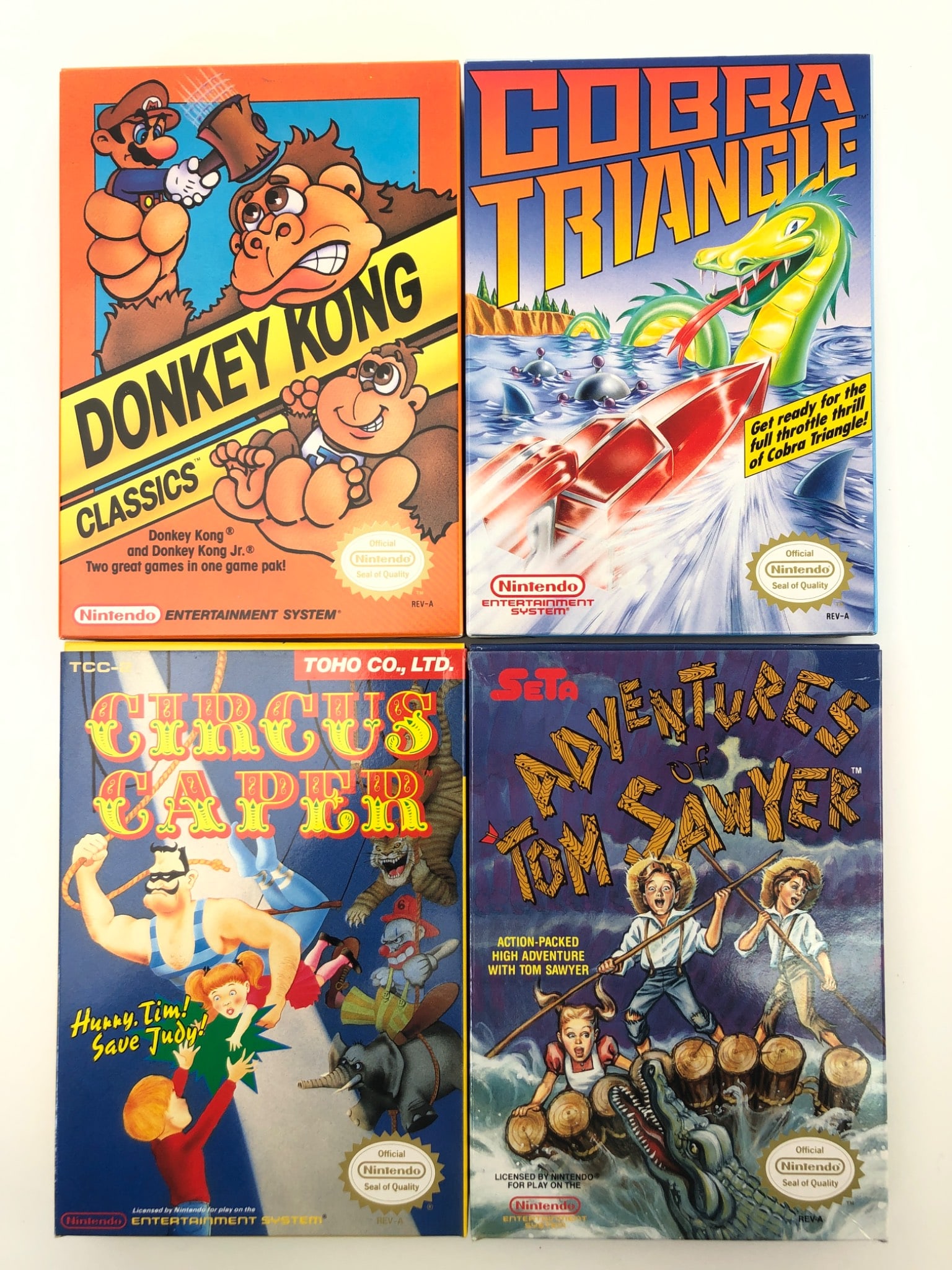 4 NES Games Donkey Kong Classics & More (1 of 15)