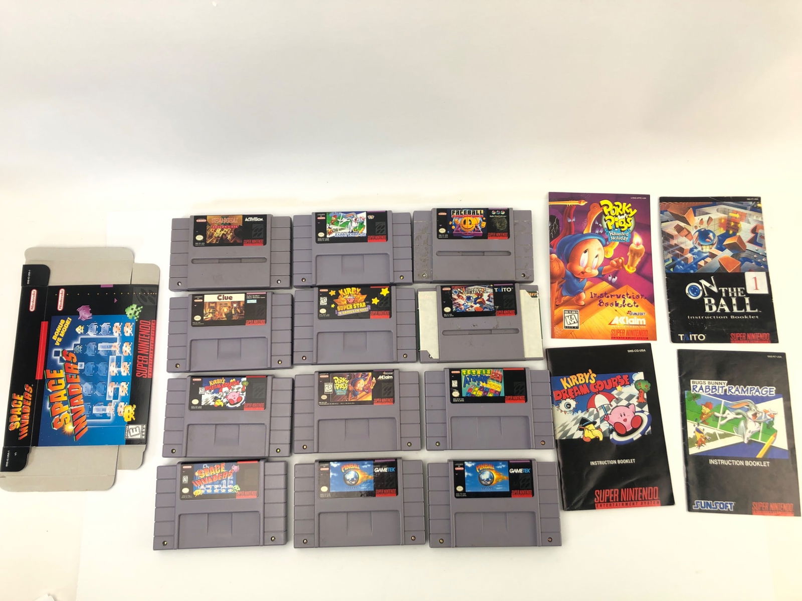 Super Nintendo Games & Manuals Lot (1 of 8)