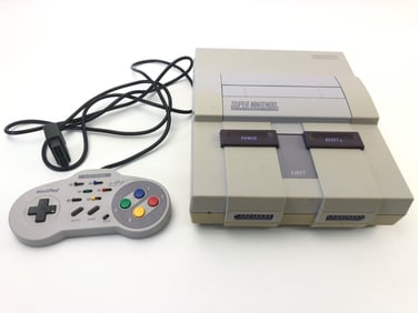 Super Nintendo Console & Knock-Off Controller
