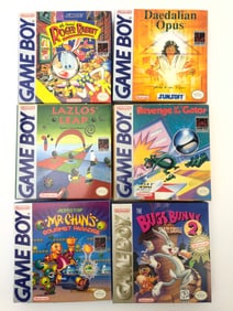 6 Nintendo Gameboy Games W/ Boxes