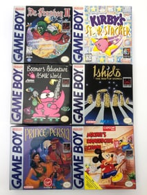 6 Game Boy Games With Boxes & Manuals