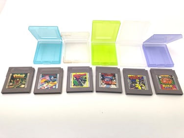6 Game Boy Games With 5 Cases