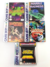 5 Game Boy Color Games W/ Boxes & Manuals