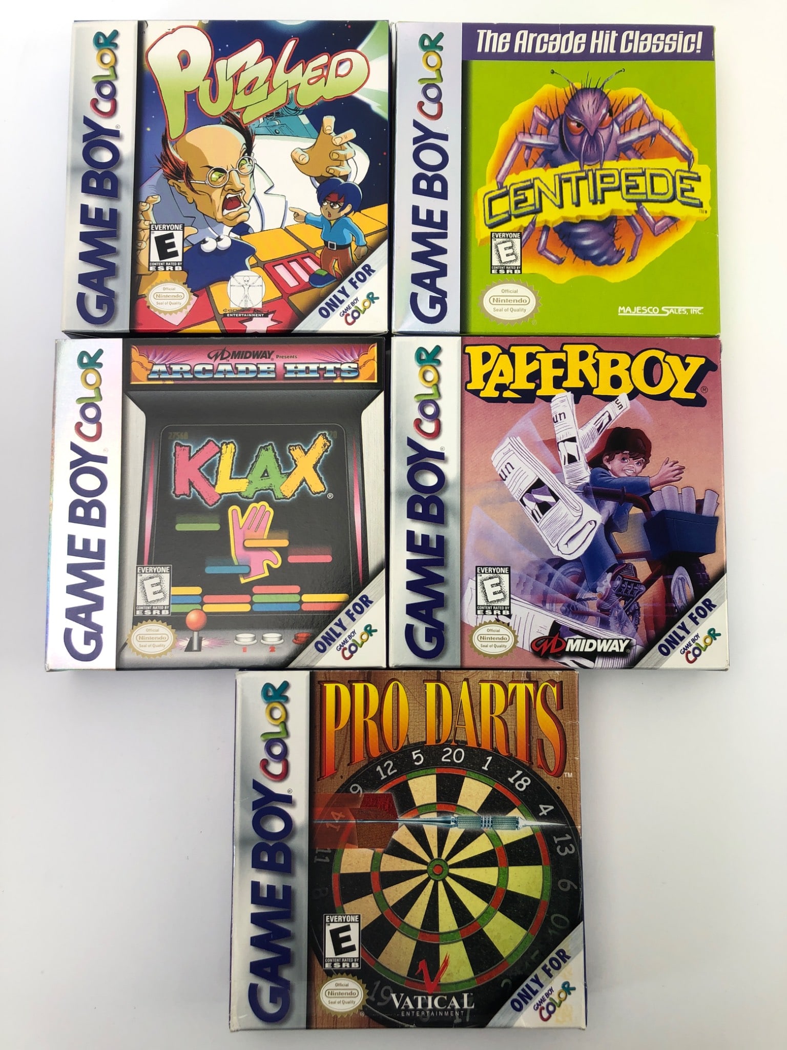 Game Boy Color – 5 Games W/ Boxes & Manuals (1 of 12)
