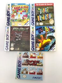 5 Game Boy Color Games Complete In Box