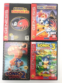 Sonic Sega Genesis Games Lot