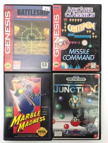 4 Sega Genesis Game Cartridges