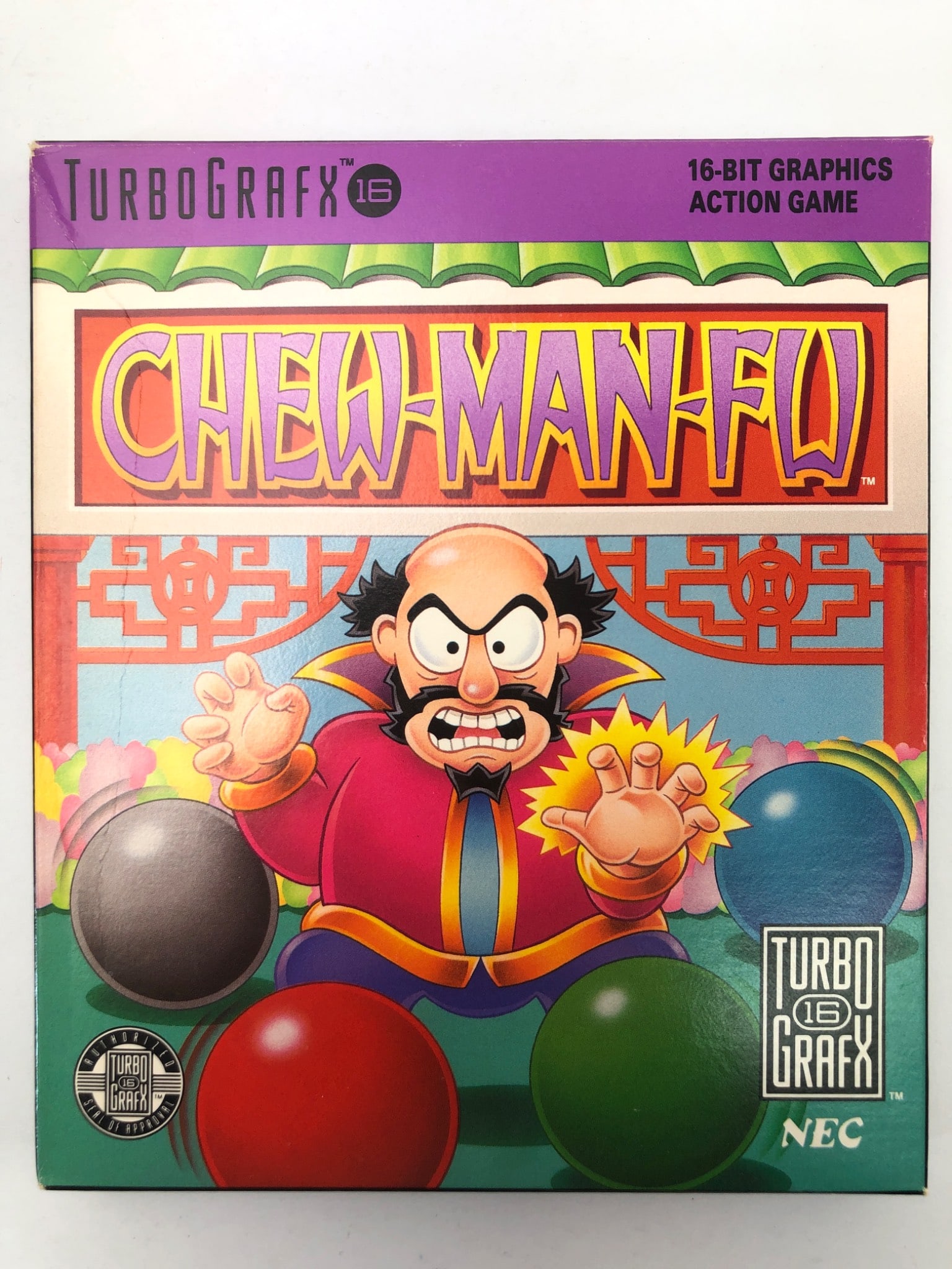 Chew-Man-Fu For TurboGrafx-16 By NEC (1 of 10)