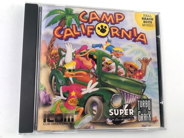 Camp California TurboGrafx CD Game